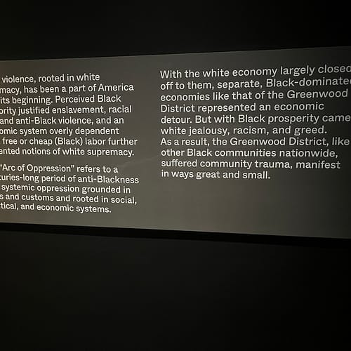 Greenwood Rising Museum Cultural Excursion